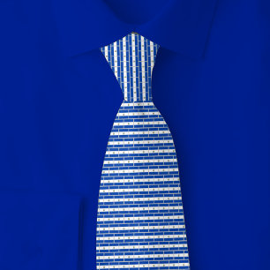 Cravate Motif de brique du drapeau du Salvador