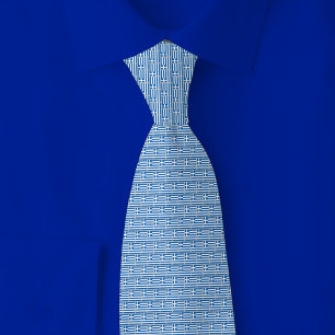 Cravate Motif de brique du drapeau grec