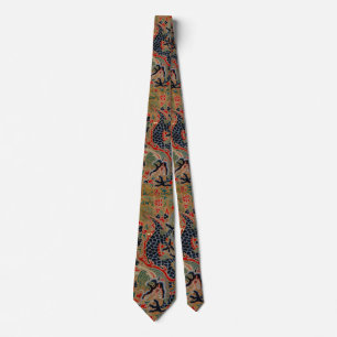 Cravate Motif de broderie en soie de dragon chinois antiqu