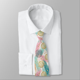 Cravate Motif de brosse et de point Abstrait - Accents Gol