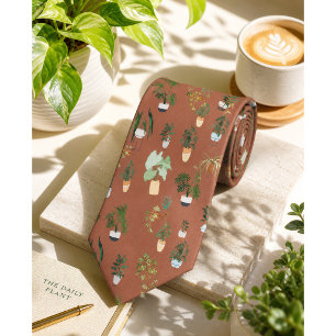Cravate Motif de cactus sauvage