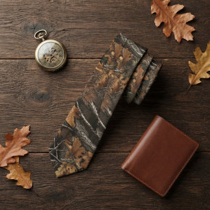 Cravate Motif de camouflage de chasse
