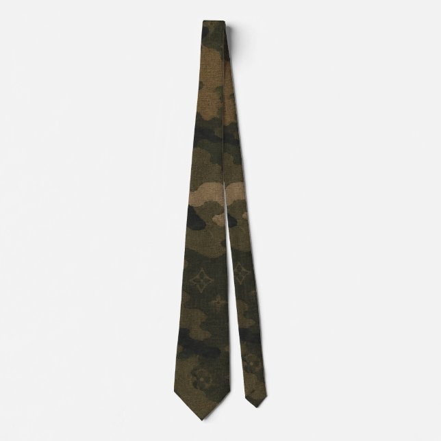 Cravate Motif de camouflage en bois élite Ranger (Devant)