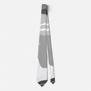 Cravate Motif de camouflage militaire urbain gris