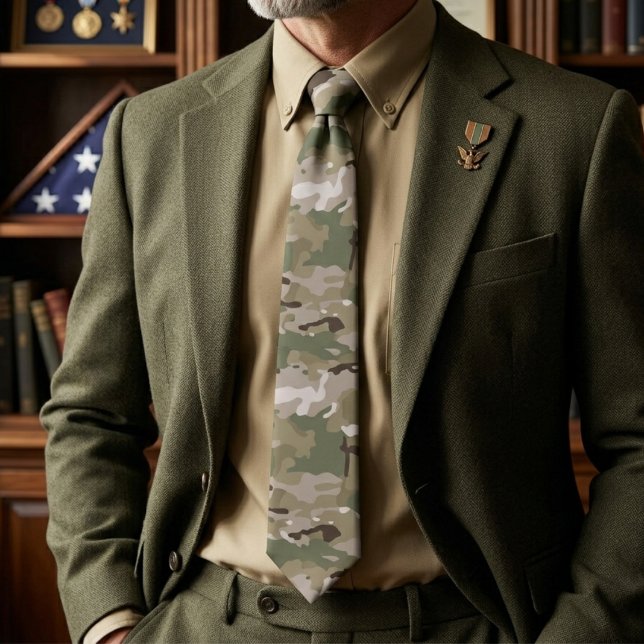 Cravate Motif de camouflage tactique (Créateur téléchargé)