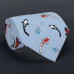 Cravate Motif de carpe de Koi<br><div class="desc">Motif de carpe Koi.</div>