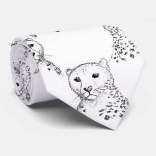 Cravate Motif de Cheetah.