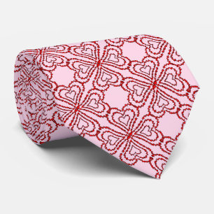 Cravate Motif de cœur d'amour