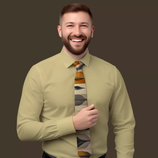 Cravate Motif de conception abstraite chic (Créateur téléchargé)