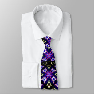 Cravate Motif de design de l'église-Goin' en verre violet 