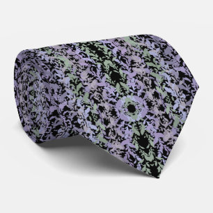 Cravate Motif de dessin pastel doux de vigne rampante feui