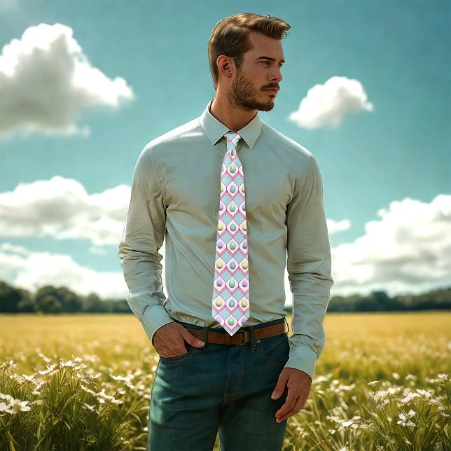 Cravate Motif de diamant d'oeuf de Pâques (Créateur téléchargé)