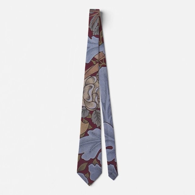 Cravate Motif de feuille d'acanthe de St. James par Willia (Devant)