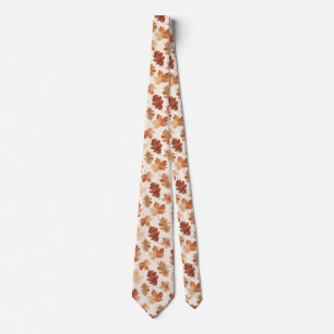 Cravate Motif de feuille d'automne confortable