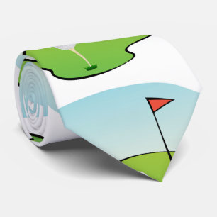 Cravate Motif de golf amusant