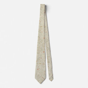 Cravate Motif de guirlande botanique vintage