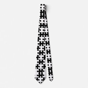 Cravate Motif de Jigsaw