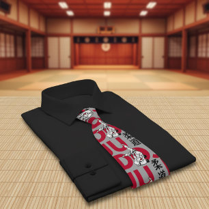 Cravate Motif de Judo - Audacieux et Dynamique
