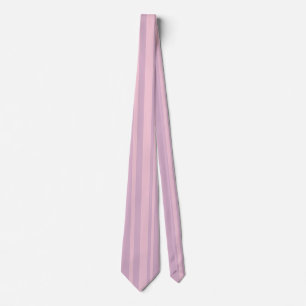 Cravate Motif de ligne violet et rose