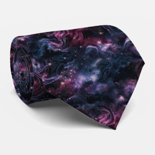 Cravate Motif de nébuleuse cosmique de galaxie