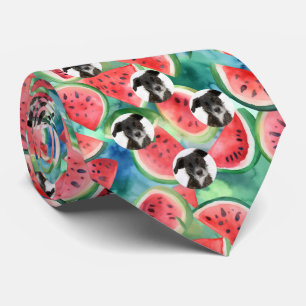 Cravate Motif de pastèque personnalisé pour chien photo ét