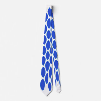 Cravate Motif de peau de python bleu de luxe