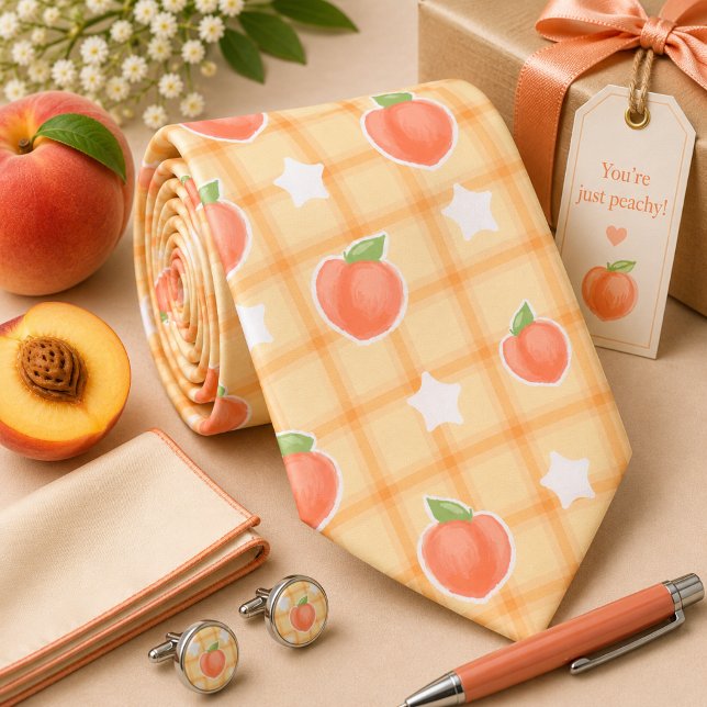 Cravate Motif de pêche d'été Kawaii (Créateur téléchargé)