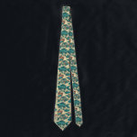 Cravate Motif de poissons vibrant coloré<br><div class="desc">Sous la mer,  le ciel au-delà est une plongée poétique dans les rythmes riches de la vie marine - pas seulement les créatures que nous voyons voler au-dessus des vagues</div>