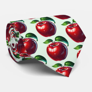Cravate Motif de pomme en carrelage fruit