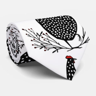 Cravate Motif de poulet sans soudure