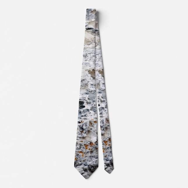 Cravate Motif de roches de mer (Devant)