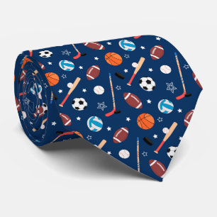 Cravate Motif de sport de baseball