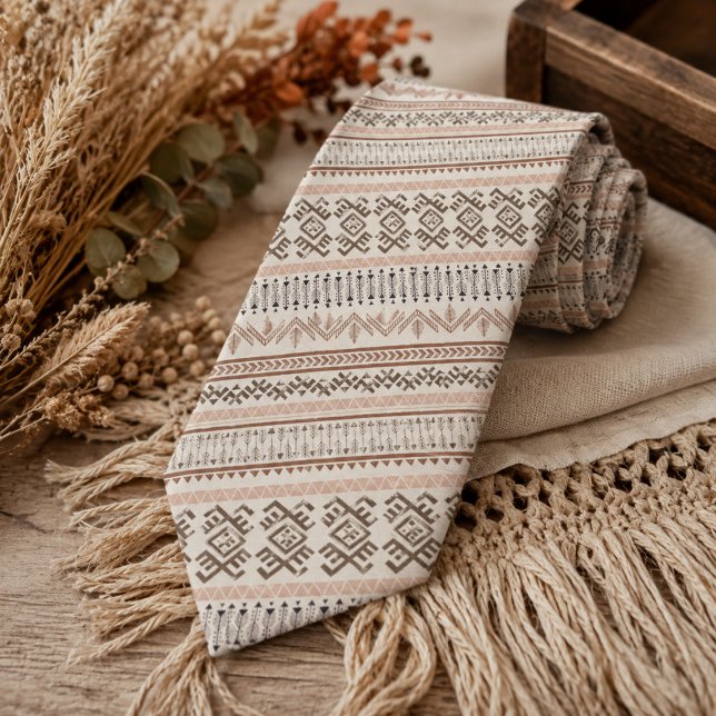 Cravate Motif de style bohème (Créateur téléchargé)