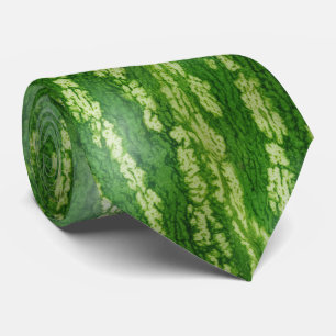 Cravate Motif de texture de peau de pastèque