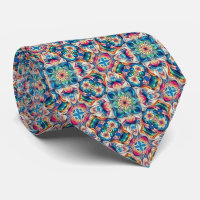 Motif de tuiles Vortex colorées