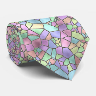 Cravate Motif de verre coloré Nouveau Déco teinté