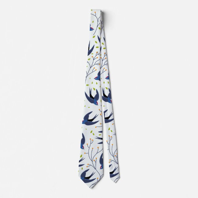 Cravate Motif d'hirondelle (Devant)