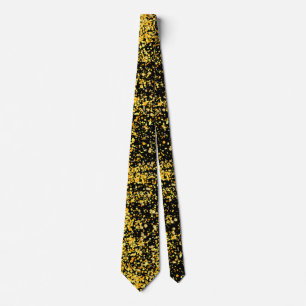 Cravate Motif d'or 11,bw Black BG