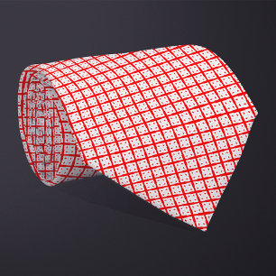 Cravate Motif Drapeau Géorgie Patchwork