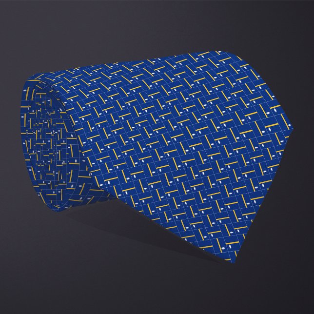 Cravate Motif Drapeau Nauru Patchwork (Créateur téléchargé)