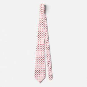 Cravate Motif du Coeur Rouge mignon cadeau de la Saint Val
