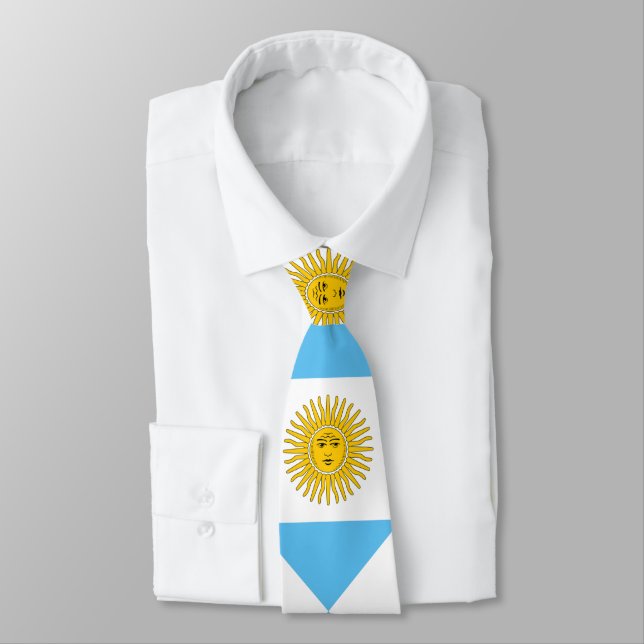 Cravate Motif du drapeau argentin (Attaché)