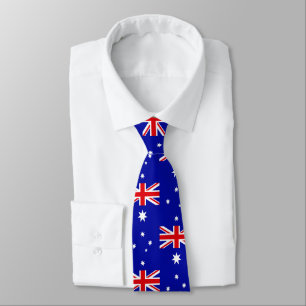 Cravate Motif du drapeau australien
