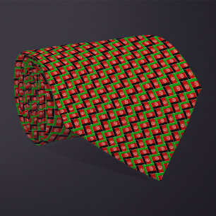 Cravate Motif du drapeau de Patchwork Afghanistan