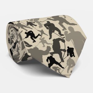 Cravate Motif du joueur de hockey