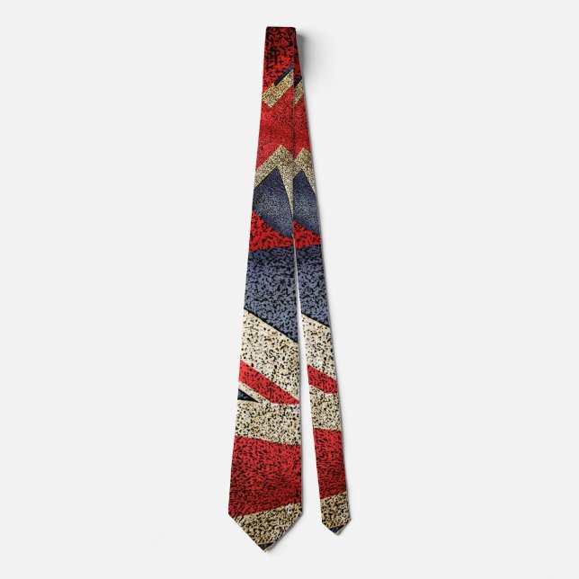 Cravate Motif d'Union Jack (Devant)