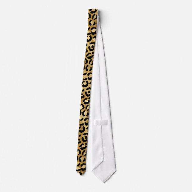 Cravate Imprimé Animalier Cafe Coton En Soie 100% - Occasion, Motif Multicolore, Nouée