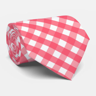Cravate Motif en carrelage blanc pêche