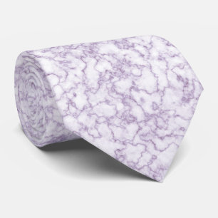 Cravate Motif en marbre (violet)