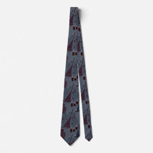 Cravate Motif ensorcelant de Halloween sous la lune